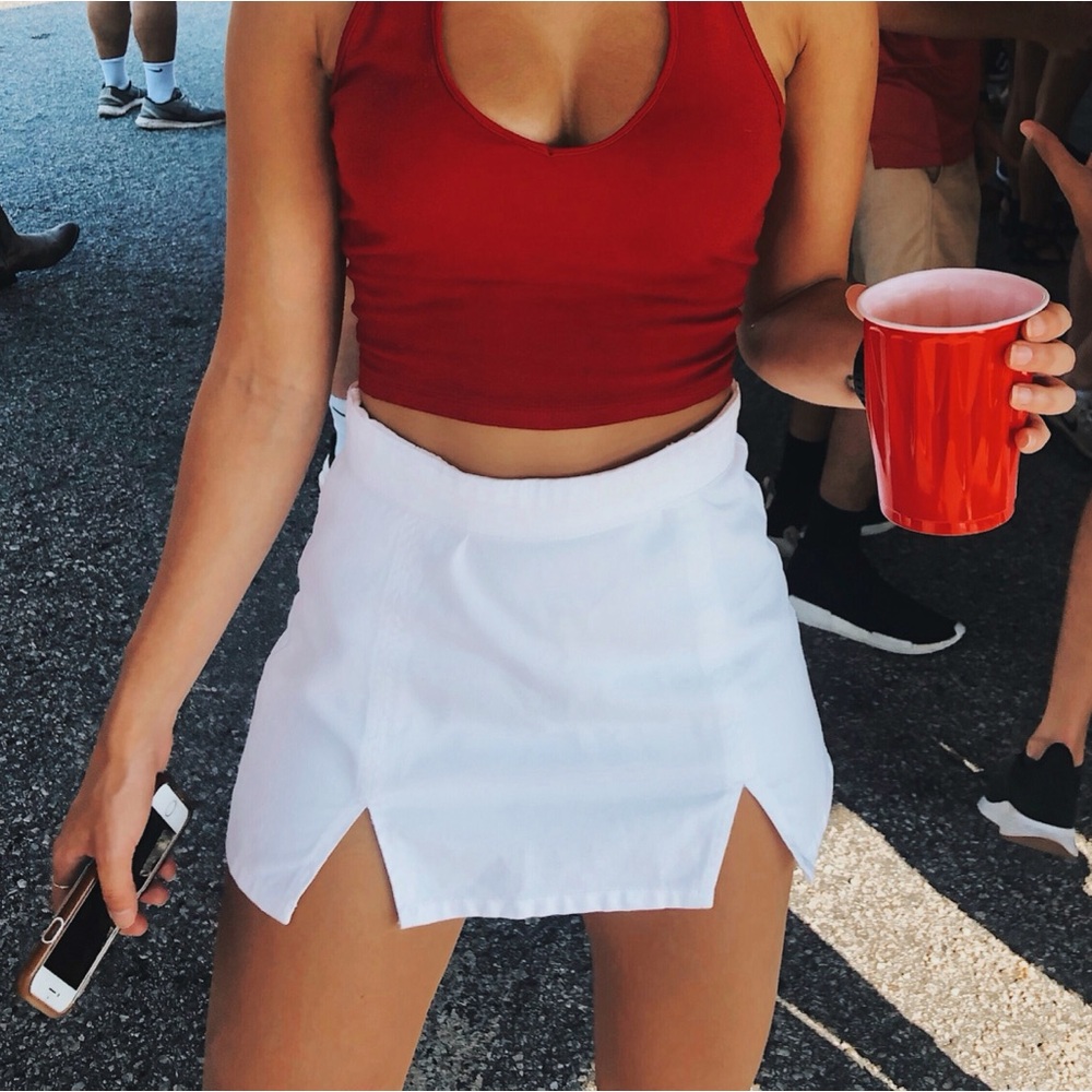 ASOS A-Line Skirt With Slits